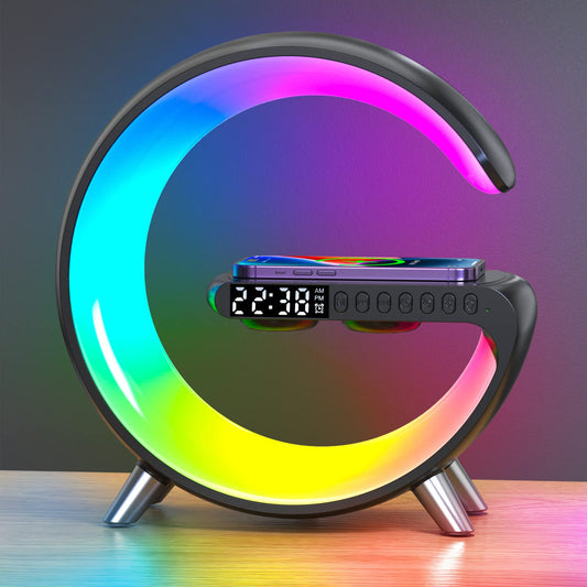 🎶 Light Up Your Life with the BKDRL Bluetooth Speaker & Wireless Charger! 🔋✨ Perfect Sound, Stunning RGB Lights & Multi-Functionality! #TechGoals