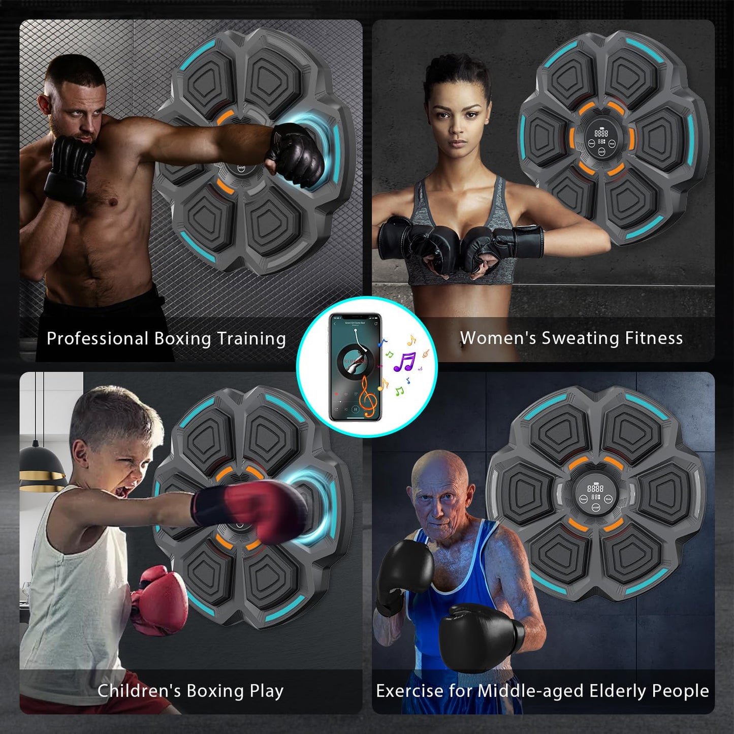 Unleash Your Inner Champion! 🥊🎶 Meet the 2024 Smart Music Boxing Machine – Train, Groove, and Elevate Your Skills!